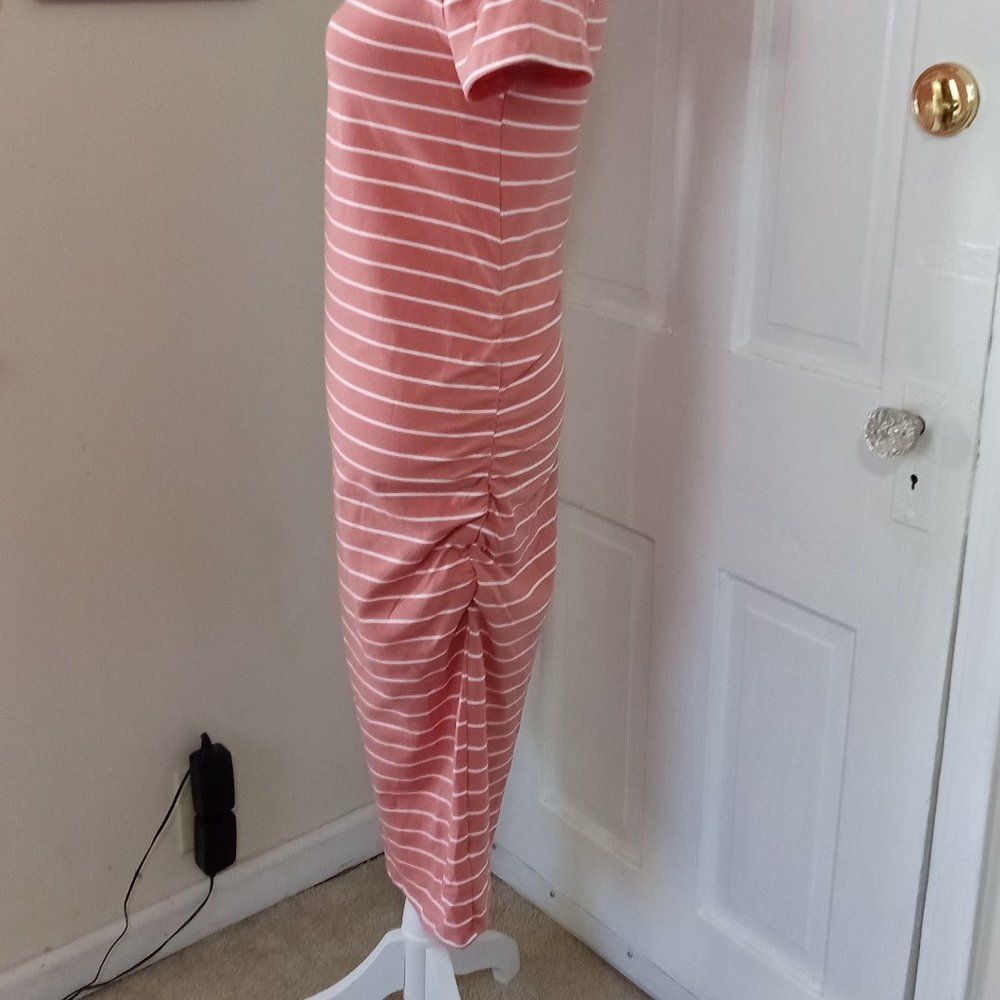 Isabel Maternity Dress by Ingrid & Isabel "Peachy Orange Color (M/8-10) - NEW!!! - Picture 7 of 9